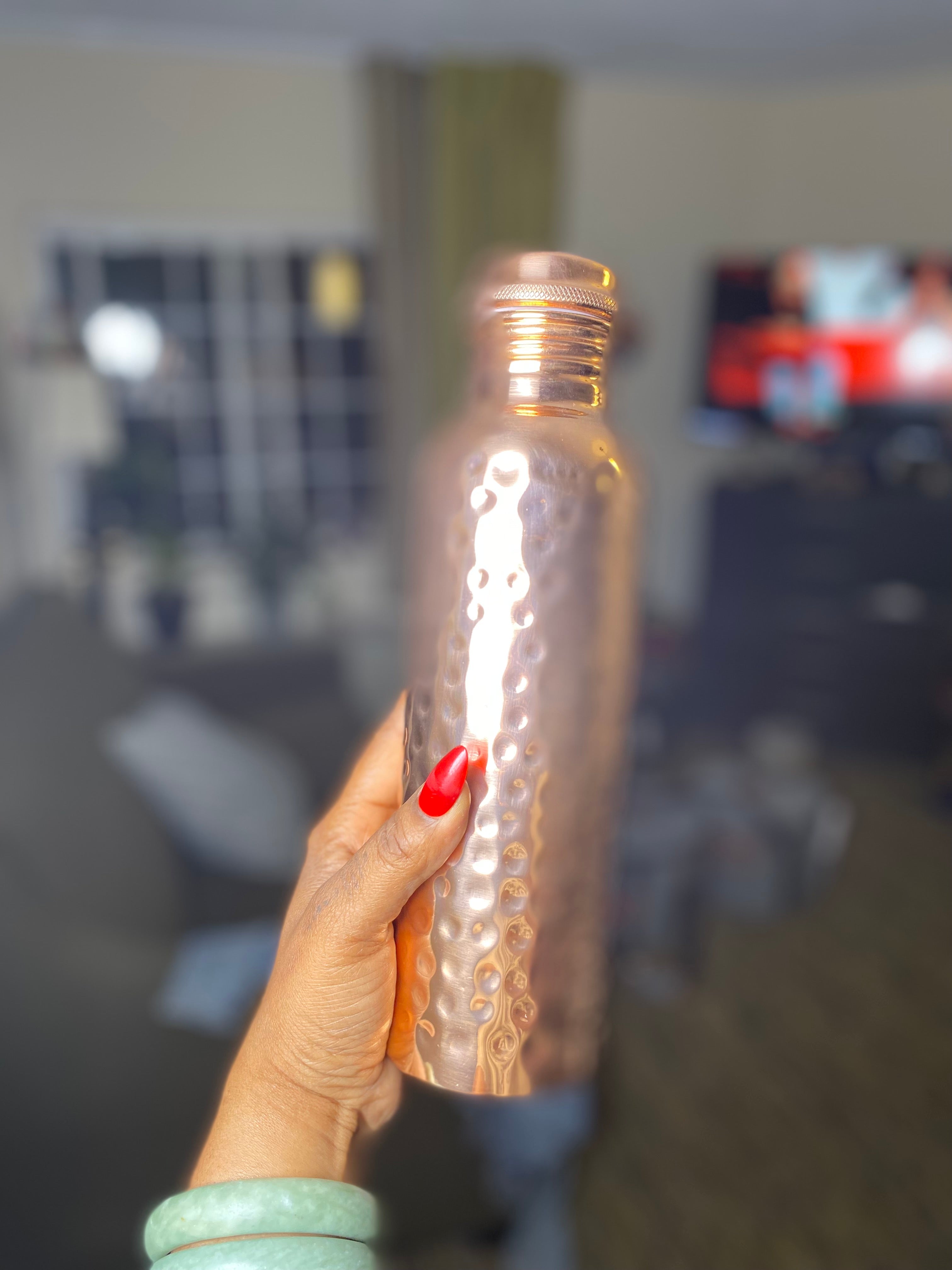 100% COPPER WATER BOTTLE 32 oz NO BAG